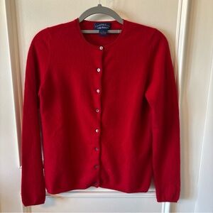 Charter Club Women’s 2 Ply Cashmere Button Cardigan Size Small Color